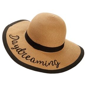 Daydreaming medium wide brim floppy sun hat